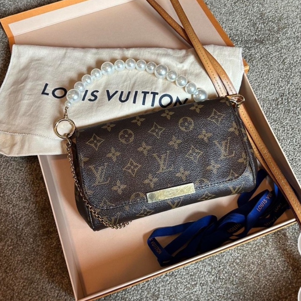 Louis Vuitton Dark Brown Monogram Shoulder Bag